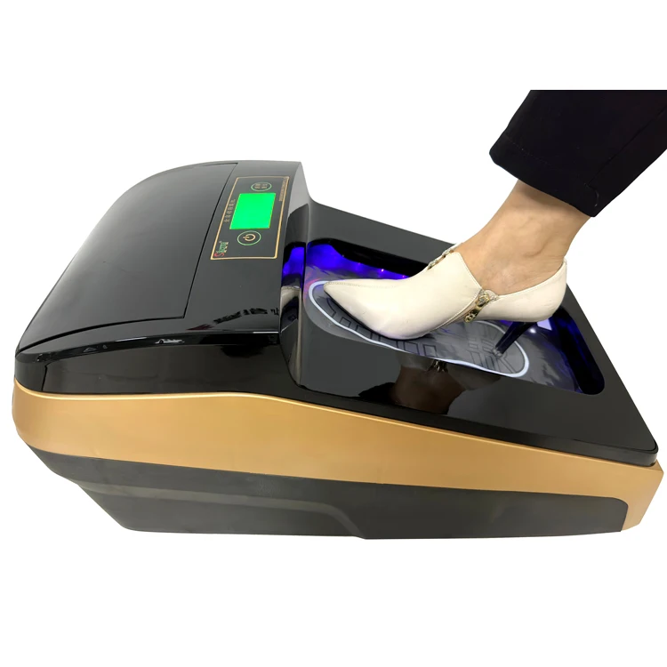 Smart Houseware  Electric Automatic Shoes Cover Dispenser Shoe Machine for Diagnostic Lab Hotel With 1000 Pcs Per Roll