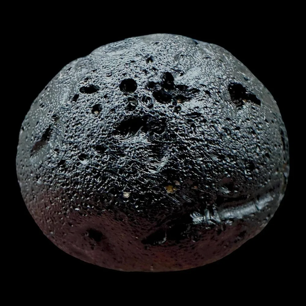 

Natural Black Tektite Meteorite Stones Irregular Mineral Specimen Rock Rough Stones Healing Energy for DIY Jewelry Making Collec
