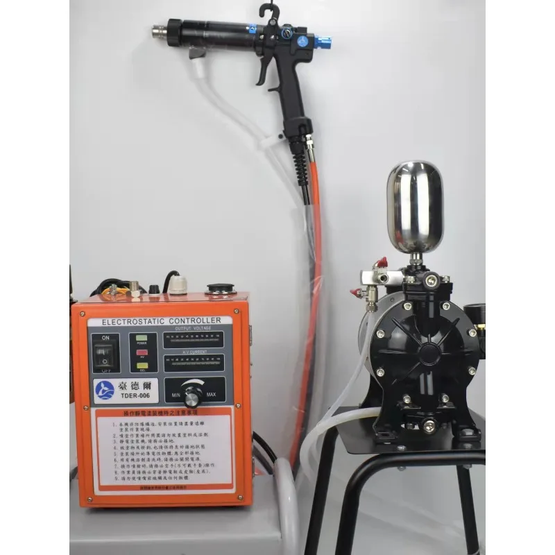 Desktop Handheld Pneumatic Electrostatic Spray Gun Water-based Oil-based Paint Universal Liquid Spray Gun