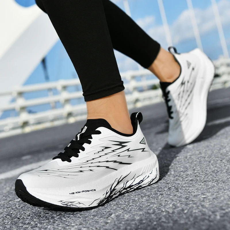 

Sapatos Sports Shoes for Men&Women, Running Sneakers,Carbon Plate,Male Marathon Racing, Shock-absorbing, Athletics Training Shoe