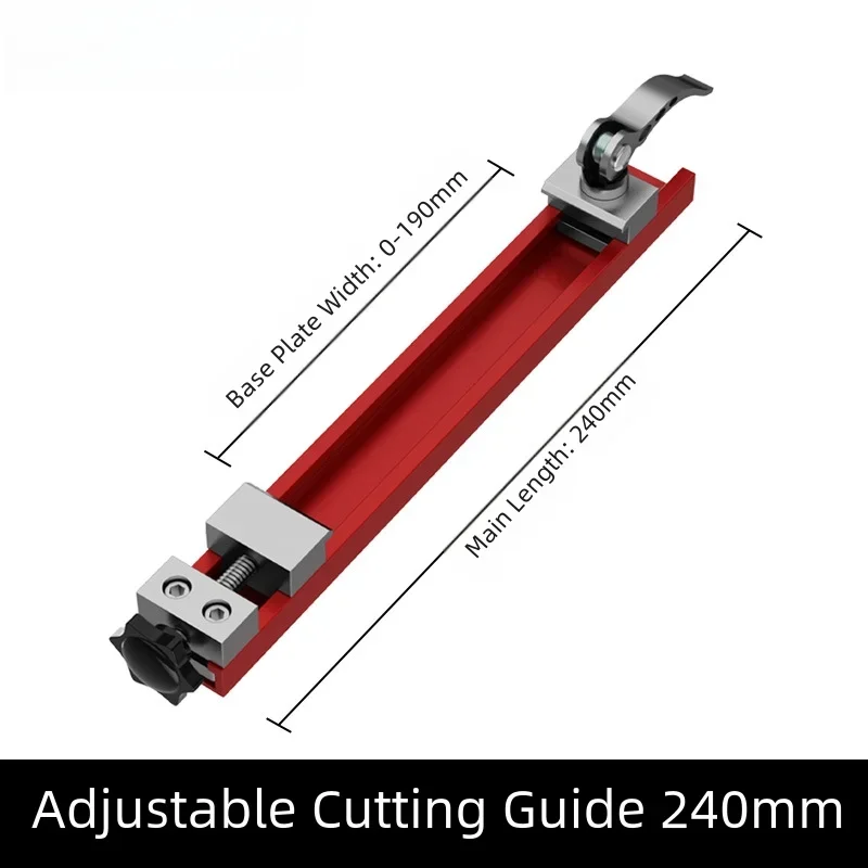 

Adjustable Aluminum Alloy Guide Rail for Cutting Machines with Dual Latch Stability System to Precise and Consistent Cuts