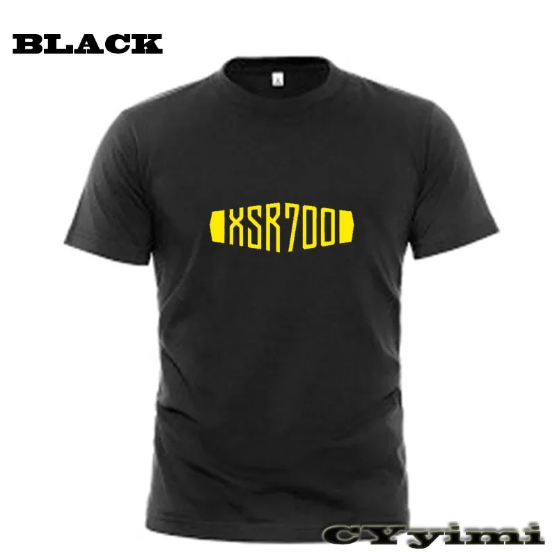 For  XSR700 T Shirt Men New LOGO T-shirt 100% Cotton Summer Short Sleeve Round Neck Tees Male