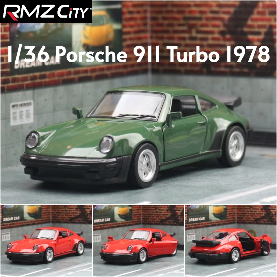 RMZ City PORSCHE 911 TURBO (997) 未開封 12台 1/36 Porsche 911 Toy Car Model RMZ CiTY Miniature Racing Free