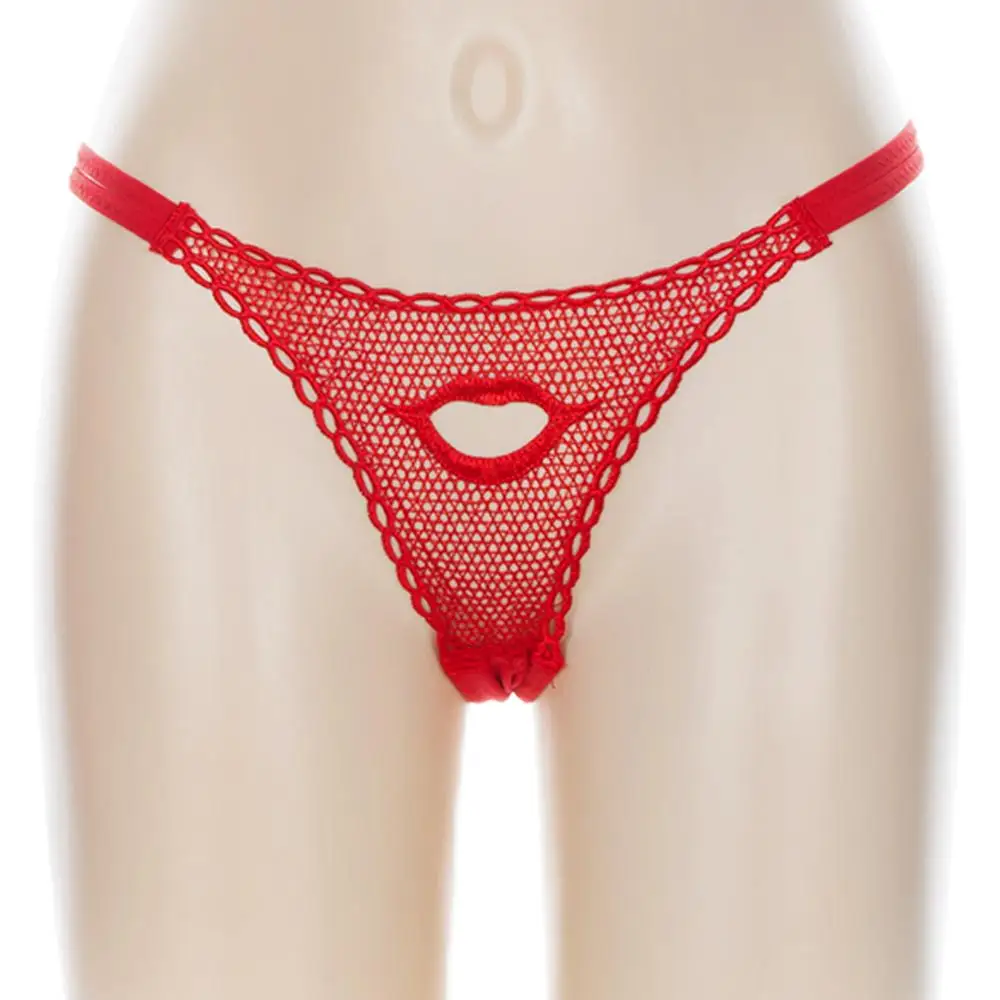 ロマンチックな女性のクリスマスセクシーなローズ G ストリング G ストリング下着レースブリーフ V ストリングパンティー Tバック