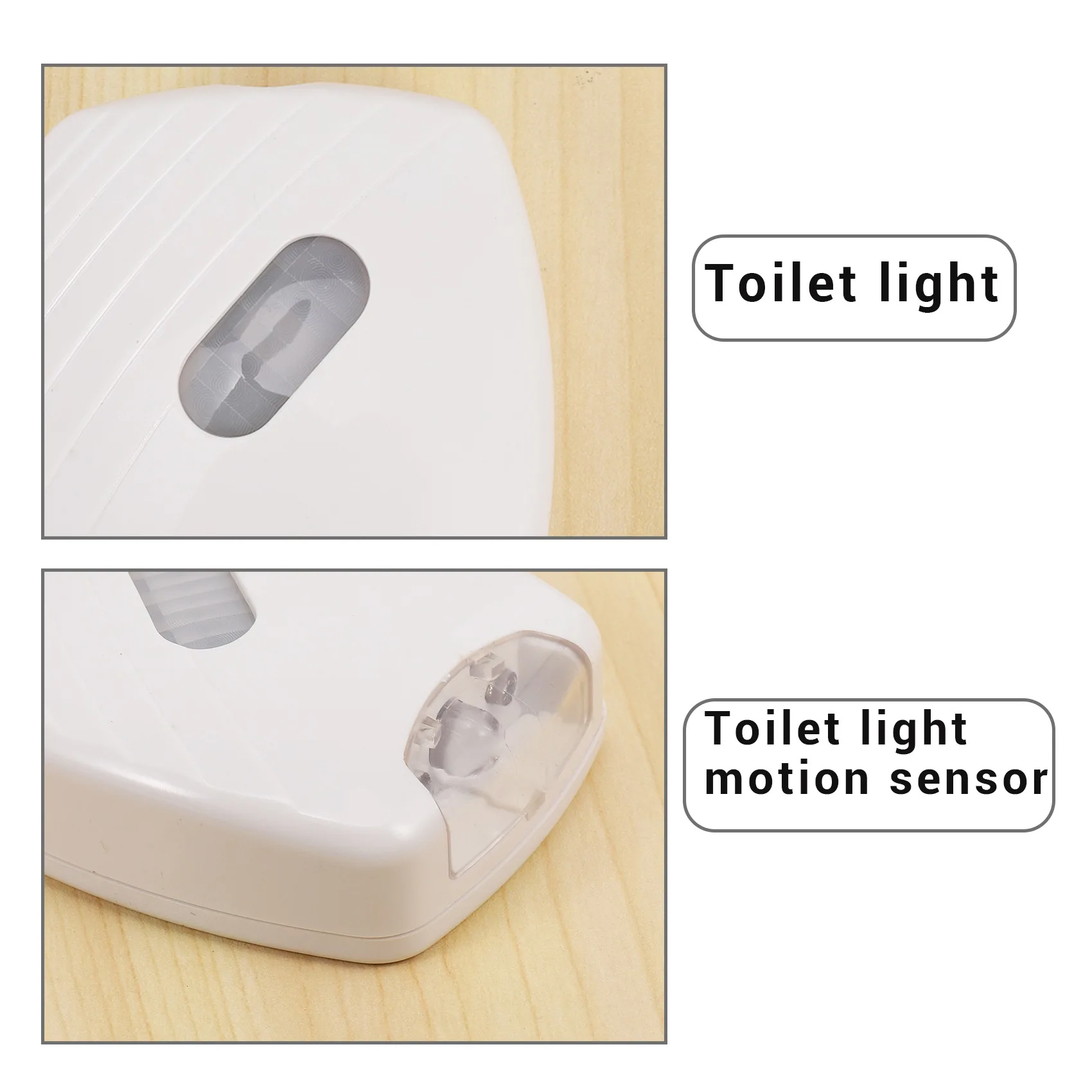 N10R-LED Toilet Light Sensor Toilet Color Changing Toilet Light Bathroom Red And Blue Light Waterproof And Battery Powered