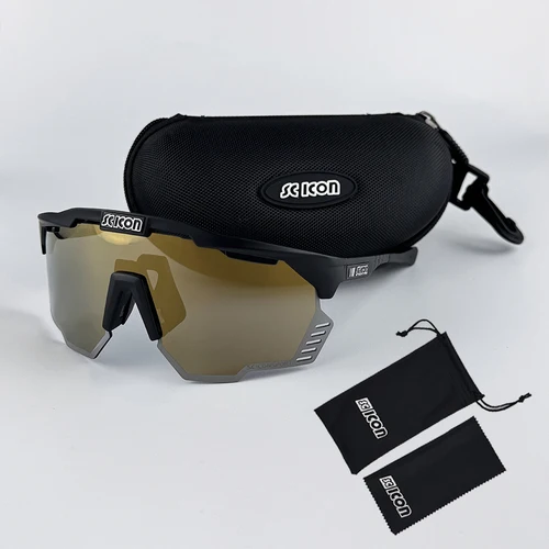 Gafas de ciclismo SCICON, gafas de sol para bicicleta de montaña MTB, gafas de sol para bicicleta de carretera, gafas de sol para deportes al aire libre con estuche