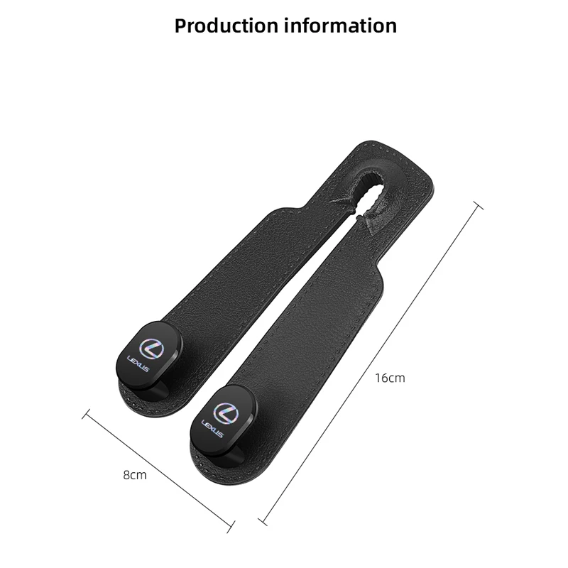 مقعد السيارة مسند الظهر هوك أدوات التخزين اكسسوارات لكزس RX300 IS200 IS250 ES350 Ct200h UX250h NX300h RX350 ES300h RX400h NX #6