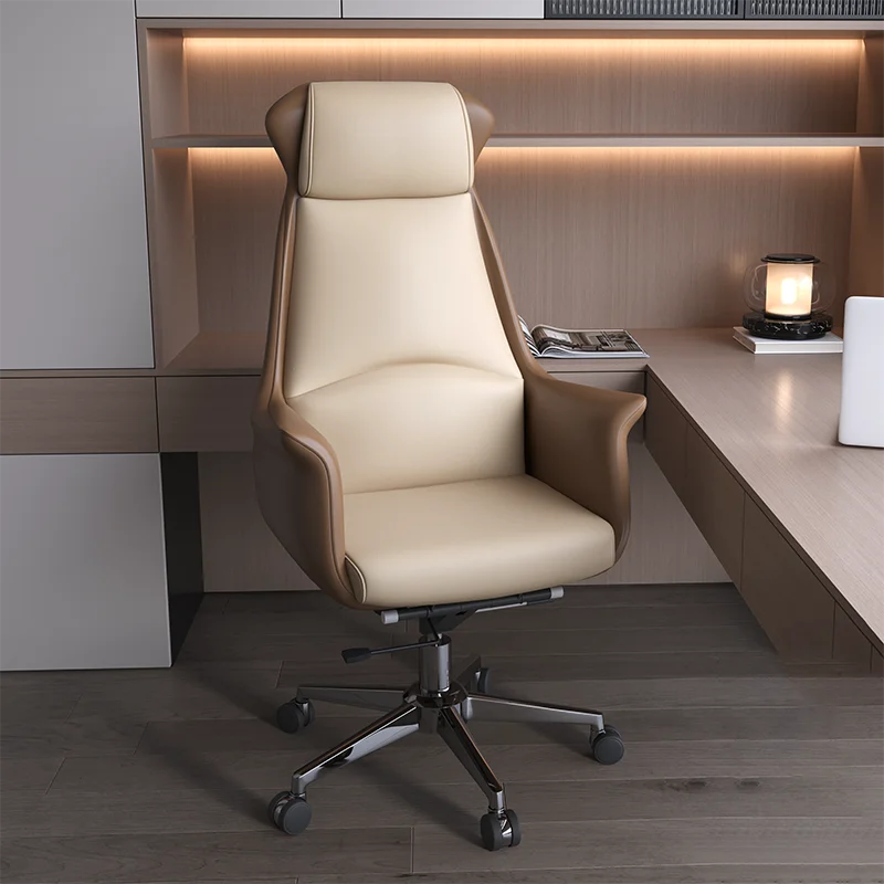 

Comfortable Armchair Office Chair Gaming Cute Home Leather Office Chair High Back Rolling Silla De Oficina Salon Furniture