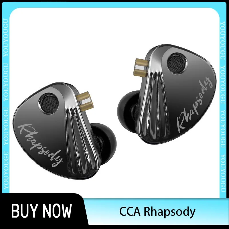 

Проводные наушники CCA Rhapsody, 12 предметов, катушка, железо, динамические музыкальные наушники с шумоподавлением и съемными кабелями, наушники