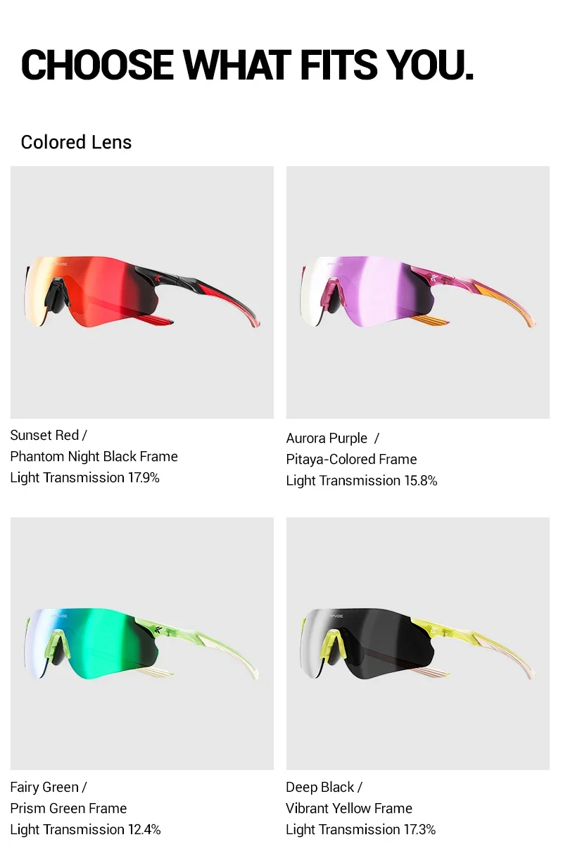 Kapvoe Photochrome Laufsonnenbrille für Herren, Outdoor-Sport, Fahrradbrille, Radbrille, UV400, ultraleichte Marathon-Brille, MTB – Detail 14