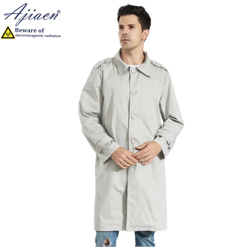 Anti-radiation overcoat monitoring room, machine room, Electric welding Electromagnetic radiation shielding unisex work clothes