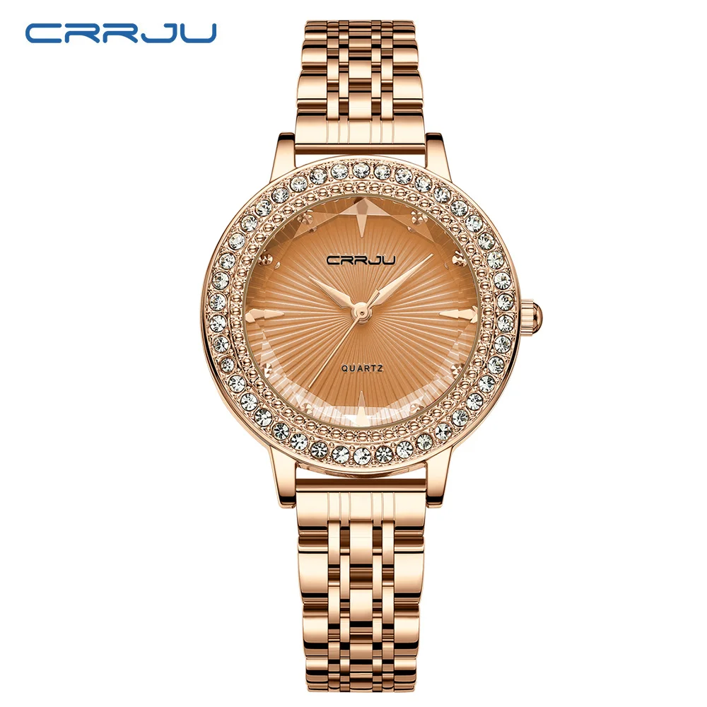 Luxury Rose Gold Watch Women Bracelet Watches Top Brand Ladies Casual Quartz Watch Steel Women's Wristwatch Montre Femme Relogio