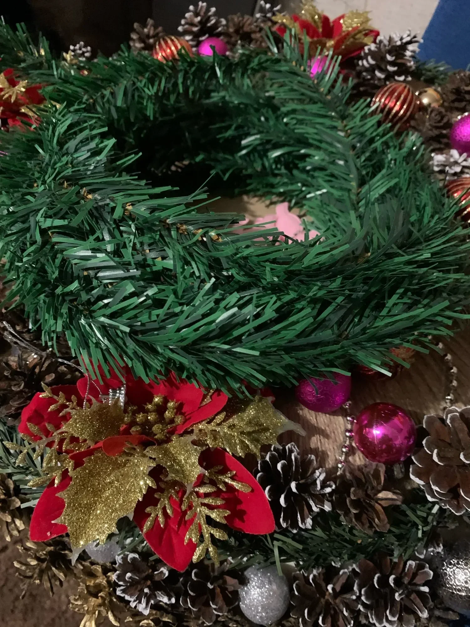 5.5m Pine Christmas Garland Decorative Green Artificial Xmas Tree Rattan Banner Party Plastic Pendant  Supplies Home Decor - Image 5