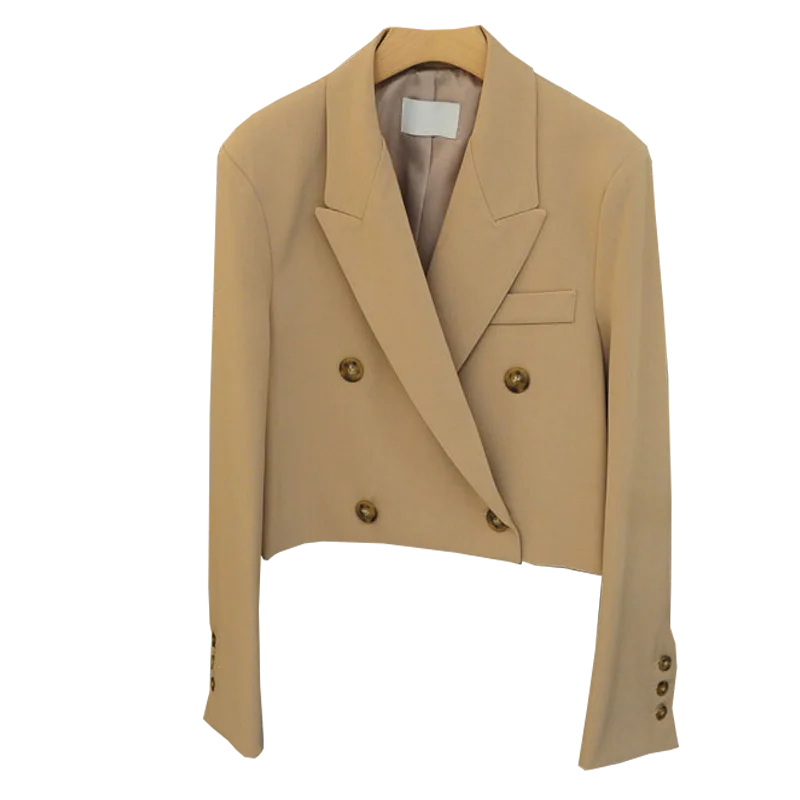 

Women's Blazers Coat Spring and Autumn New Casual British Style Small Suit Top