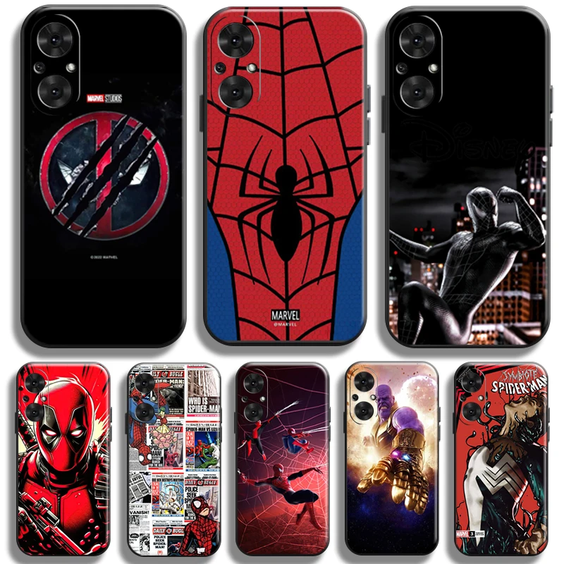 Marvel Deadpool IRON MAN Phone Case For Huawei Honor 90 80 80se 70 70se 60 60se 50 50se 30 10 Lite 8X 9X Pro Carcasa