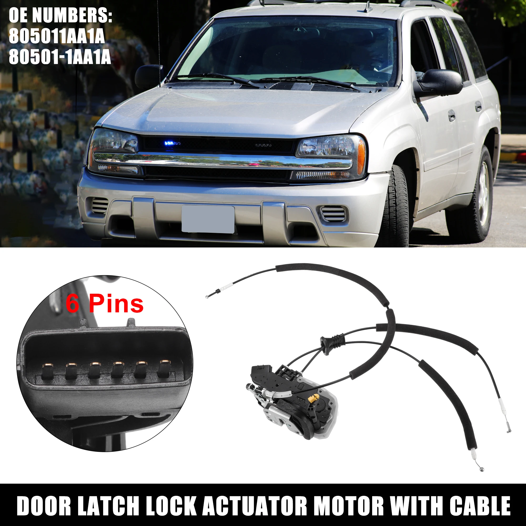 

Uxcell передний левый автомобильный привод замка двери с электроприводом для Nissan Murano 805011Aa1A