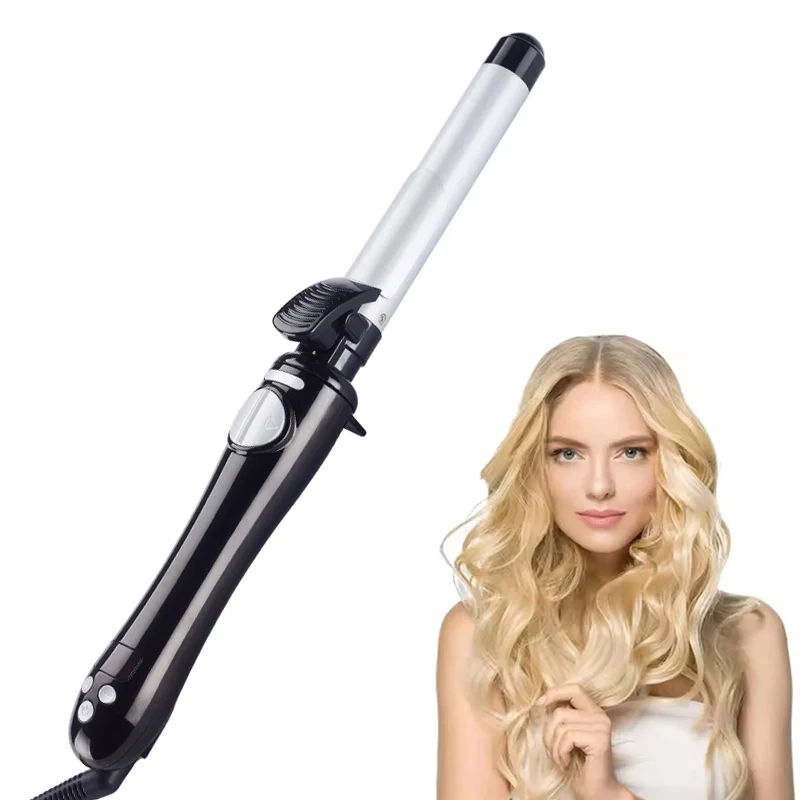New Ceramic Glaze Curling Iron, Negative Ion Hair Care Curling Iron, Automatic Power off Anti-burn Curling Tool