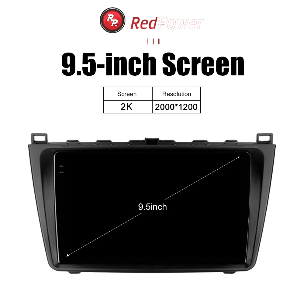 Автомагнитола 2K RedPower 75002 Hi-Fi для Mazda 6 2-поколение (08.2007-07.2012) Android car DVD player DSP