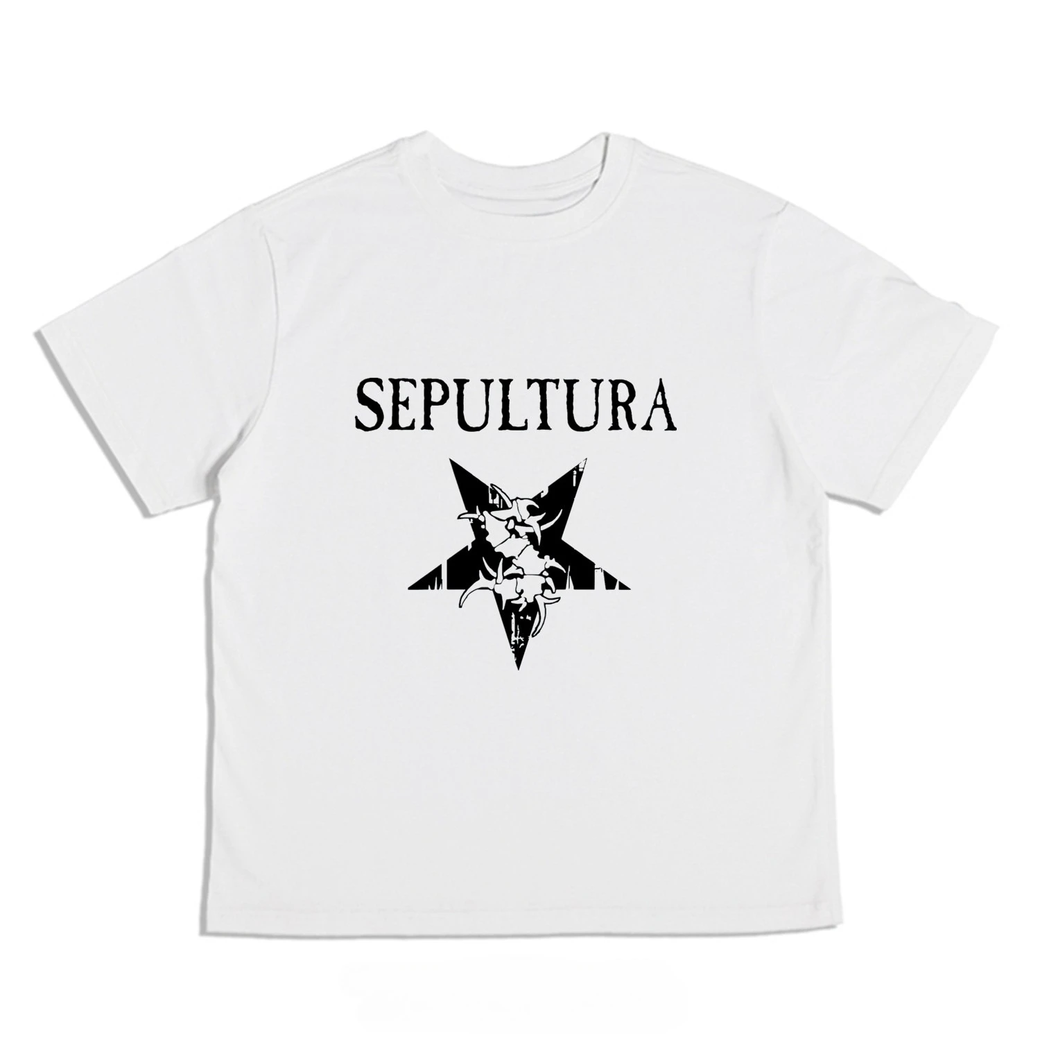 Heavy Metal SEPULTURA Brazilian Burial Band Album Print T-Shirt 100% Cotton Punk for Men and Women
