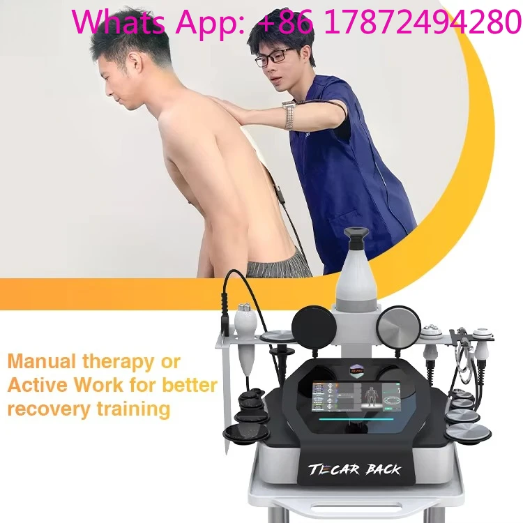 1000KHz Cet Ret Tecar Animal Diathermy Pain Relief Tecar Vet Physical Therapy Physio Tecar Physiotherapy Machine