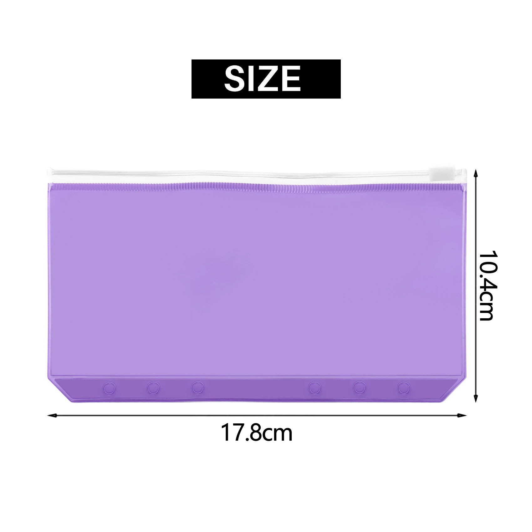 

A01E-Budget Binder, Cash Envelopes For Budgeting, A6 Binder Pocket, Budget Binder With Zipper Envelopes