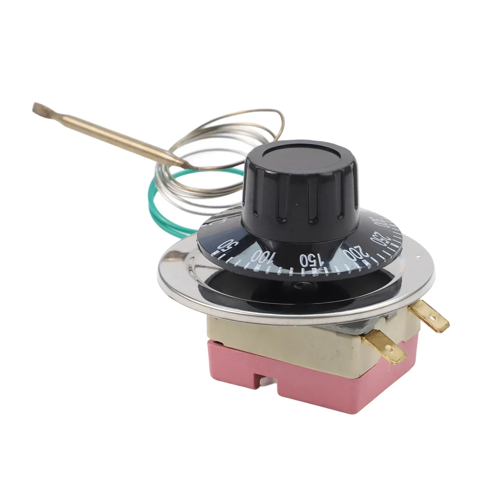 50-400℃ Controller Electric Oven Thermostat 250V 16A 68 X 68 X 54mm Size Normally Close Circuit Kitchen Equipment