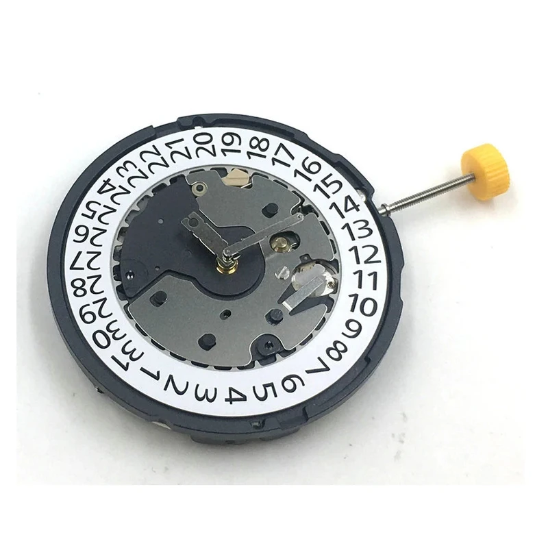【Hot】Quartz Movement Watch Date at 4 O'clock 6 Hands Movement with Battery For RONDA Z60 Wristwatch Movement Repair Replace