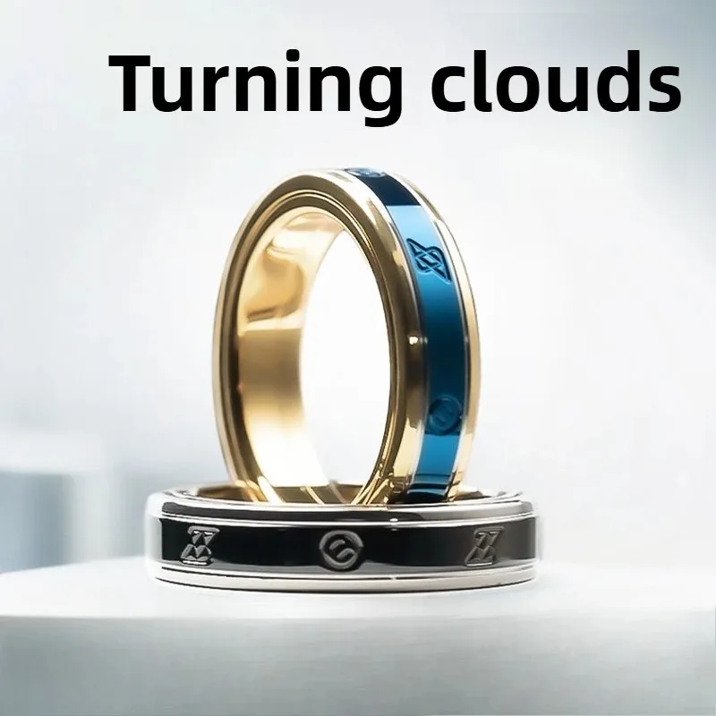 

YEDC To Cloud Титановый сплав Кольцо со свиньей EDC Керамический сегмент с храповым механизмом Кольцо на кончике пальца Декомпрессионная настольная игрушка