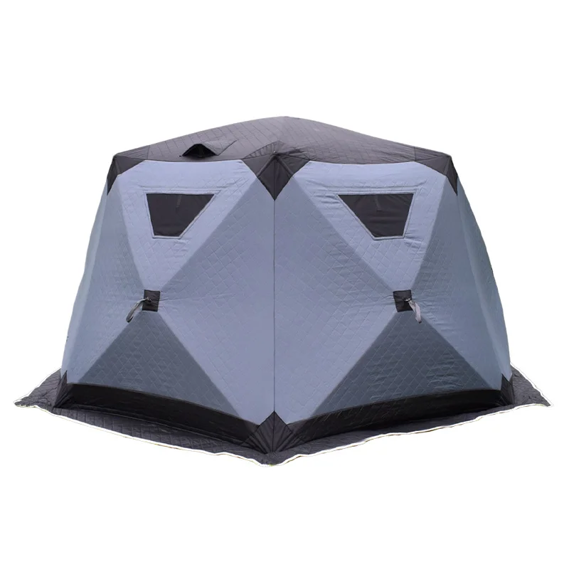 Custom Winter Camping Tent Insulated Wind Shelter Ice Fishing Tent
