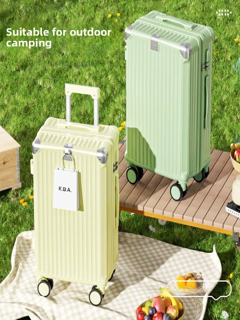 large-capacity-travel-suitcase-24-inch-new-model-boarding-luggage-with-password-lock-casual-travel-women's-bag-china-made