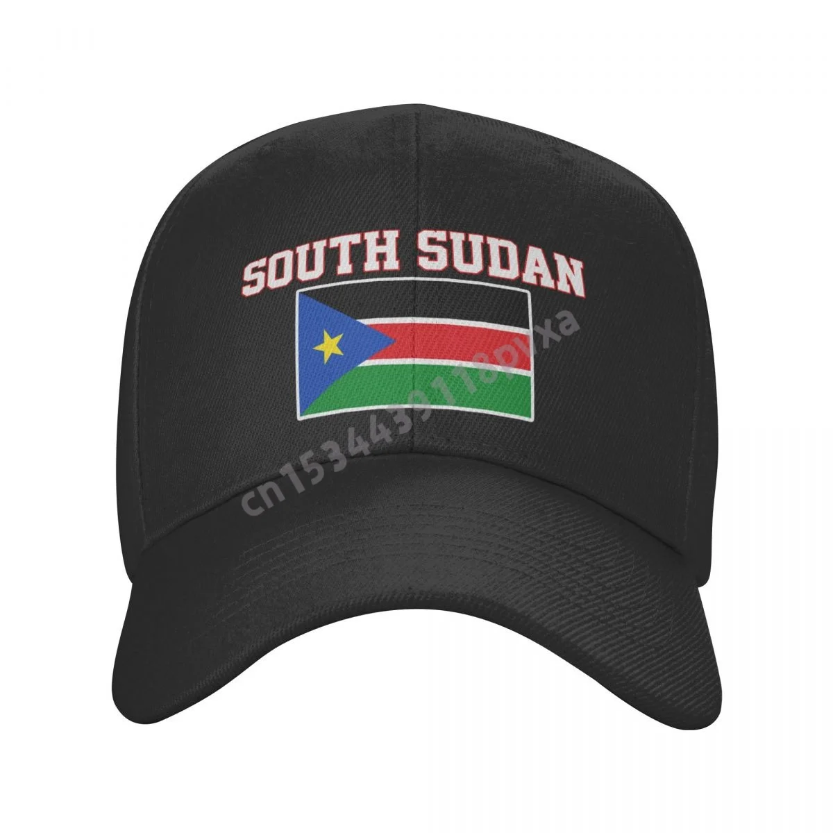 Baseballkappe, Südsudan-Flagge, südsudanische Fans, Landkarte, wilder Sonnenschutz, verstellbare Outdoor-Kappen für Männer und Frauen
