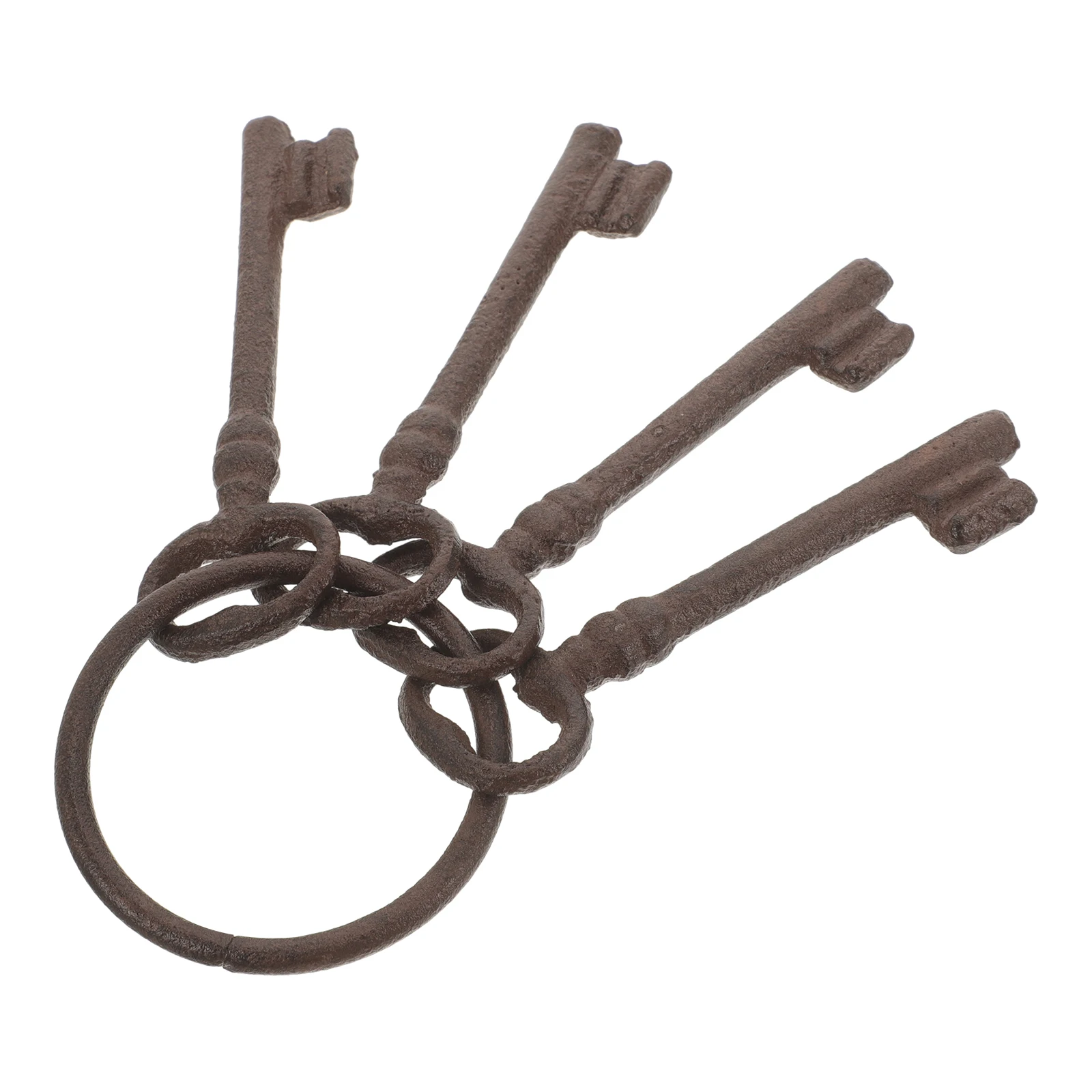 

Durable Cast Iron Key Pendant Vintage Style Country Garden Bar Courtyard Decor Exquisite Home Accessories Miniature Figurine