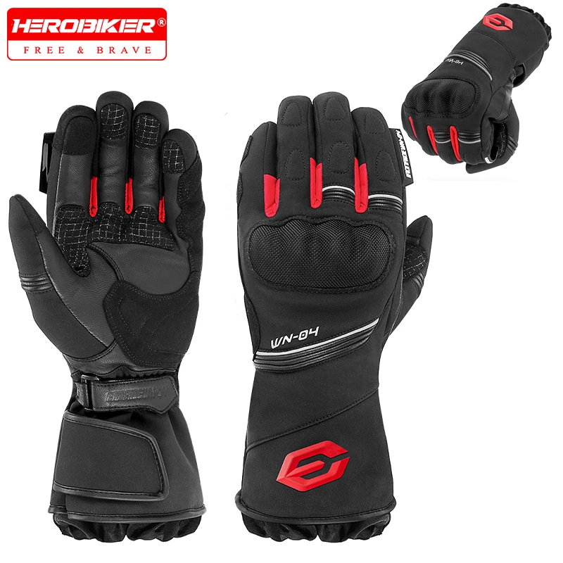 

Motorcycle Gloves Windproof Waterproof Guantes Moto Men Motorbike Riding Gloves Touch Screen Moto Motocross Gloves Winter