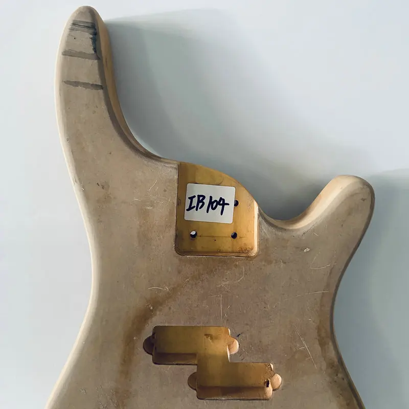 iB104 Sample Order PJB Bass Semi Finishing Electric Bass Body Plywood Top+Solid Basswood DIY Replace USE