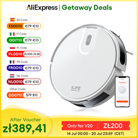 ILIFE V20 Robot Vacuum Cleaner, 5000Pa suction, SOF LiDAR Smart Navigation, APP Control, Customizable cleaning, Self charging