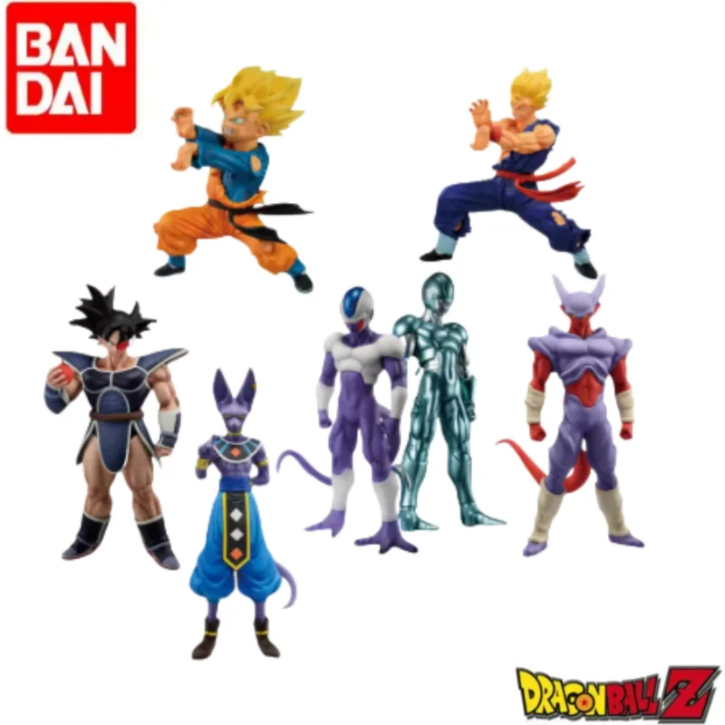 En Stock Original Bandai Dragon Ball Son Gohan Son Goten Cooler Turles Birusu Janemba estatuilla modelo adornos estatua Juguetes