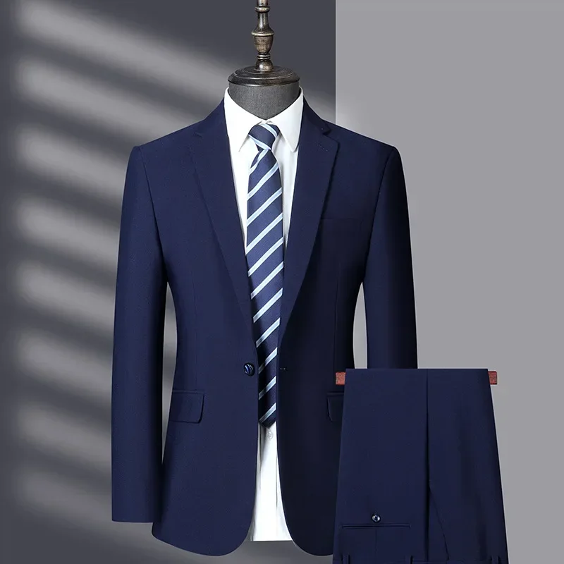 (82) Customized New Style Men\'s Wedding Groom Business Slim Suit