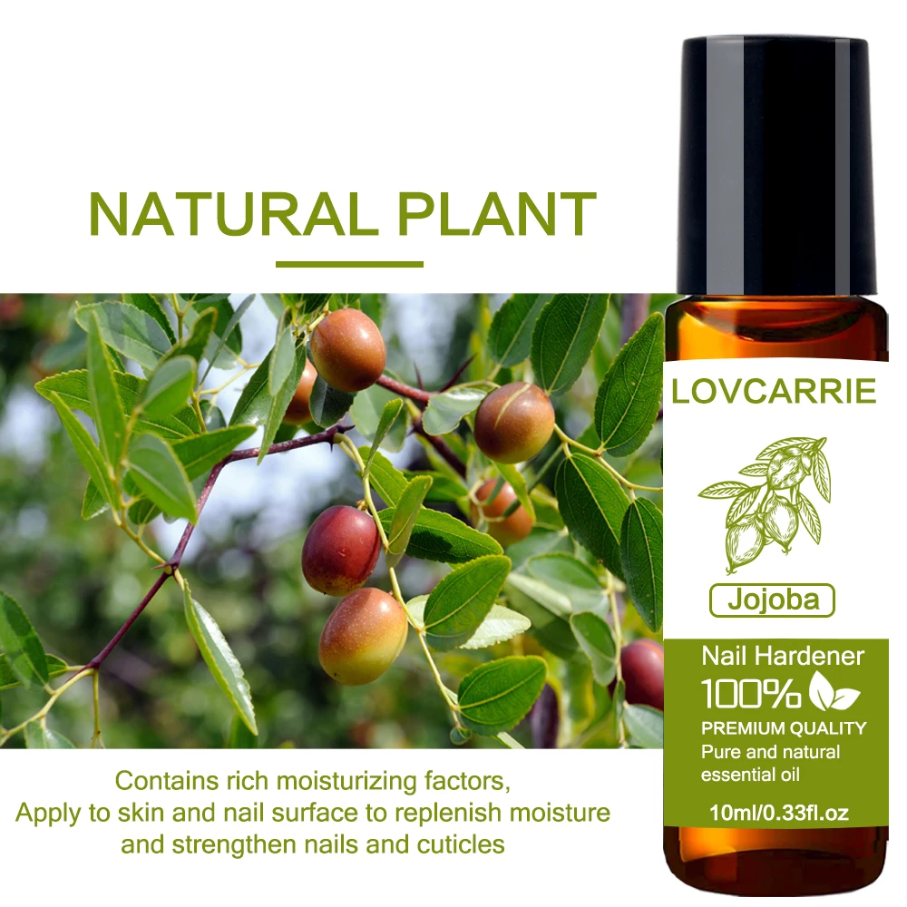 Lovcarrie Jojoba น้ำมันหนังกำพร้าบำรุงเล็บ, Essential สารอาหารสำหรับซ่อมแซมเล็บใช้ประจำวันเซรั่มดูแลหนังกำพร้า