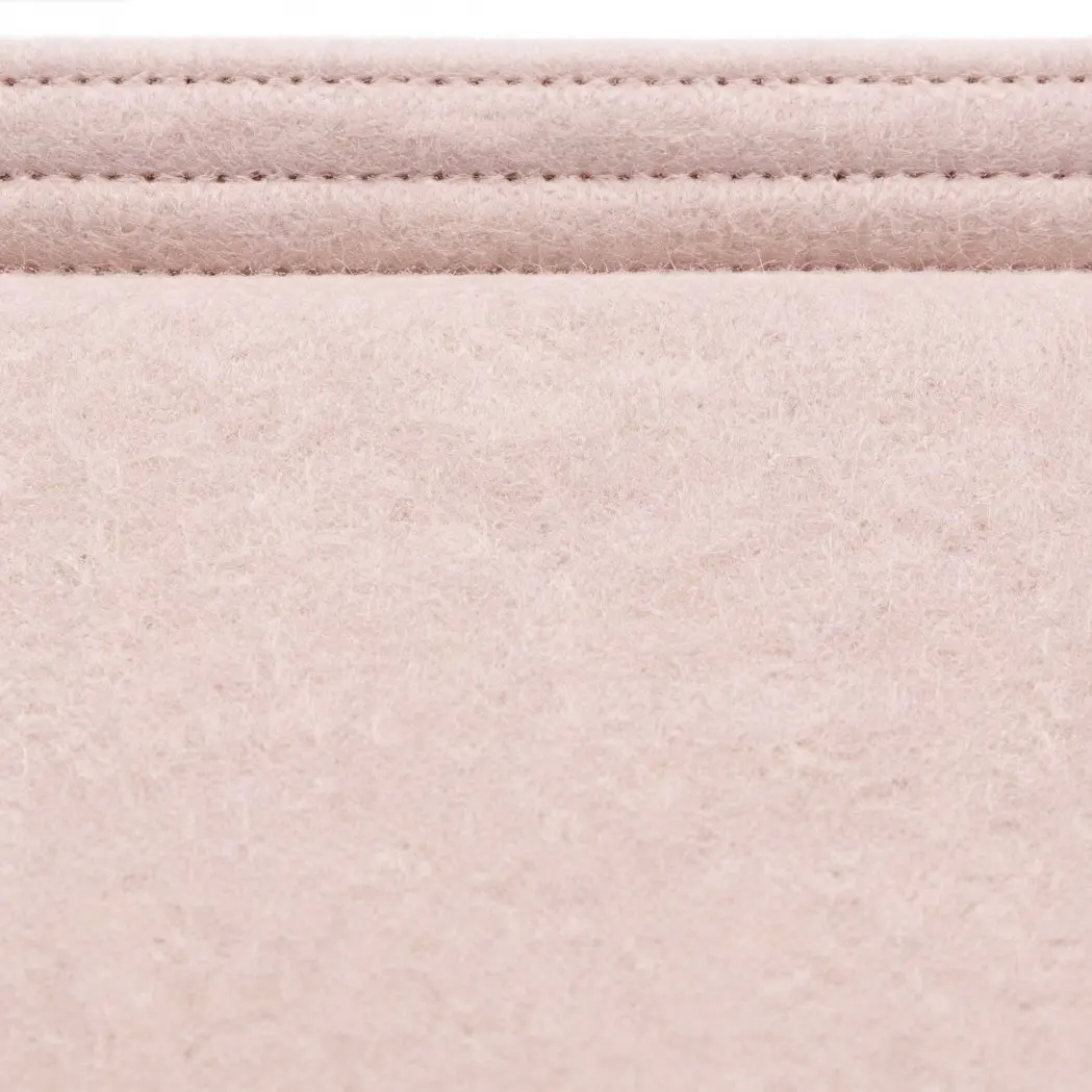 Organizador de Bolsos en Forma de Luna de Fieltro con 7 Divisores, Forro Interior Plegable para Organización de Bolsos, Múltiples Bolsillos de Almacenamiento