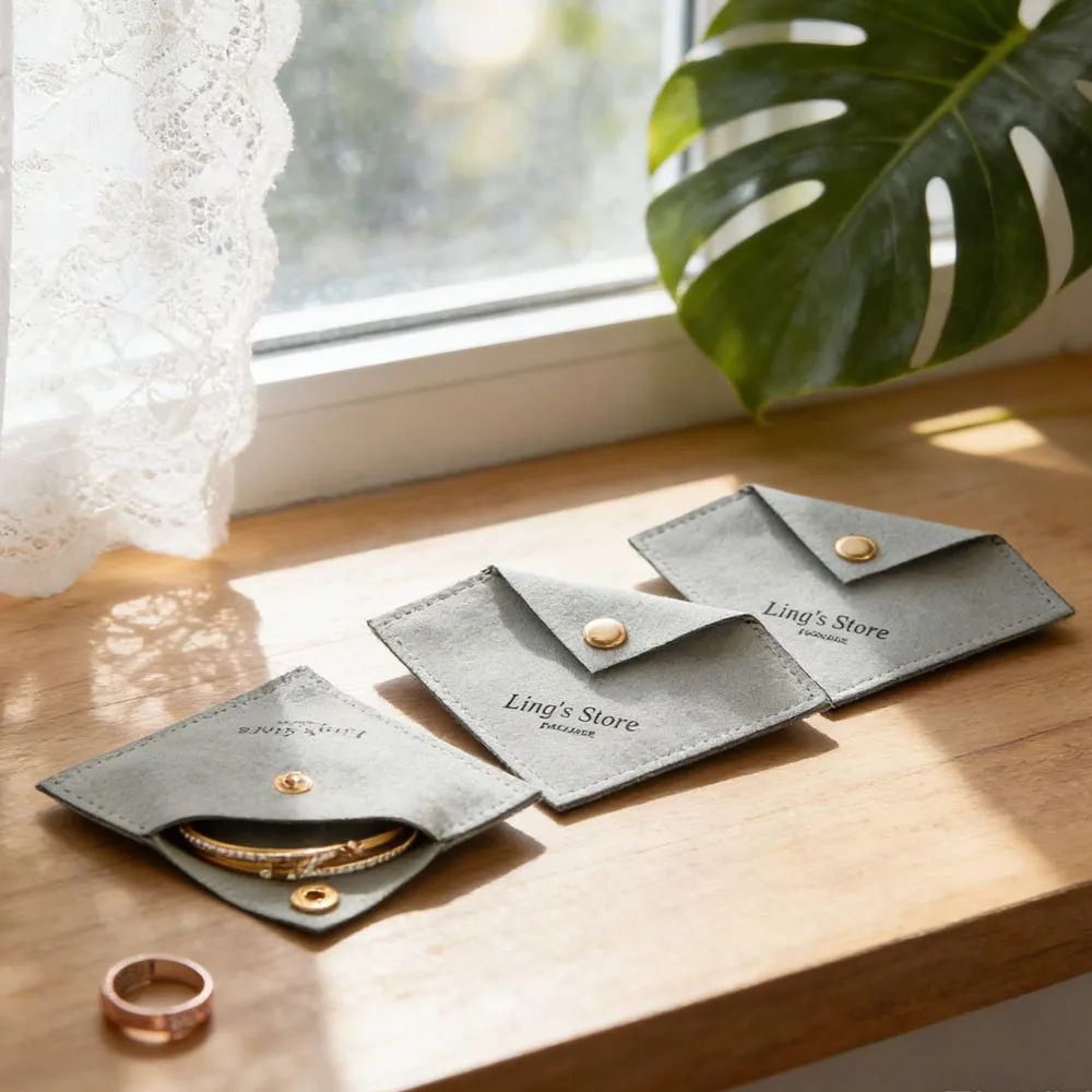 

100 шт. мешочков для упаковки ювелирных изделий, свадебных, праздничных, на день рождения, для конфет, мятно-зеленые, для серег, ожерелий, с застежкой-кнопкой, подарочные, с возможностью персонализации логотипа