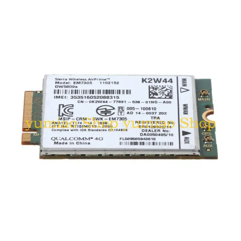 587B EM7305 DW5809E WWAN 4G LTE لمحول بطاقة الشبكة اللاسلكية E7450 E7250