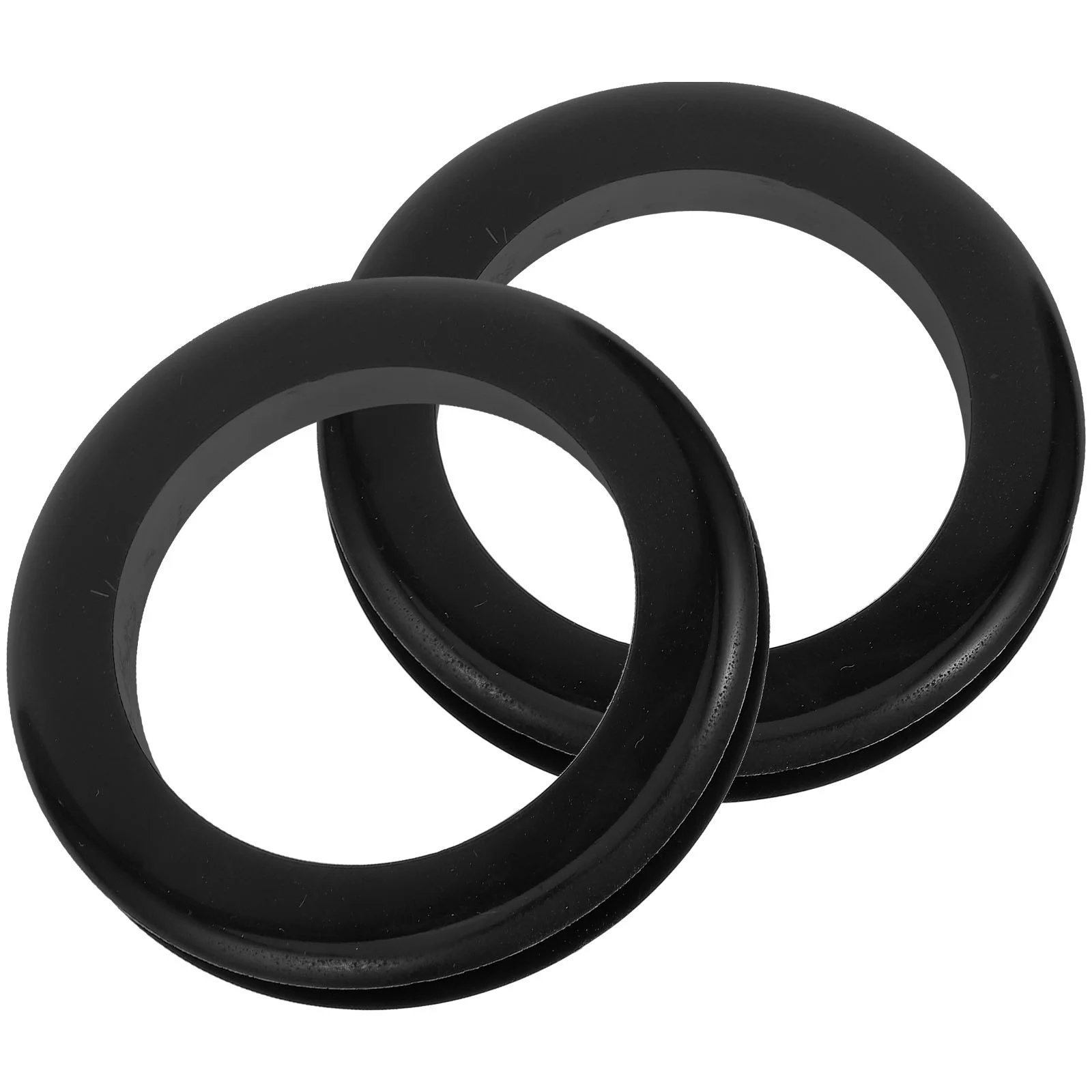 

2 Pcs Umbrella Hole Ring Set Patio Table for Yard Fixed Tool Transparent Sunshade Rings Fixing