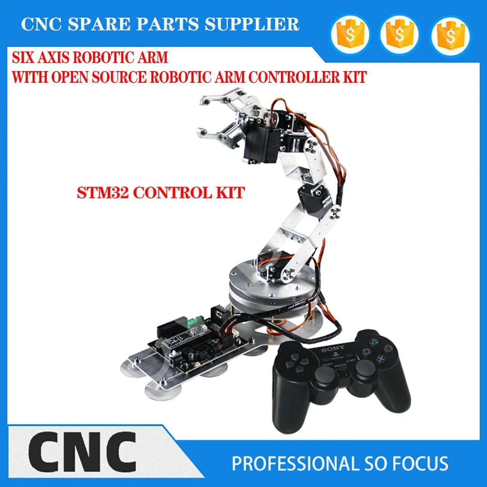 Six-axis robotic arm open source controller setting knob control pan-tilt base industrial robot model handle control