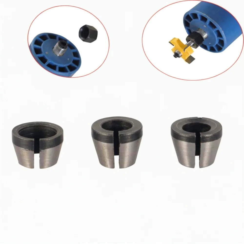 Woodworking Milling Cutter Collet Adapter Router Bit Chuck Conversion Sleeve Professional Tool For Trimming Machine Parts 3