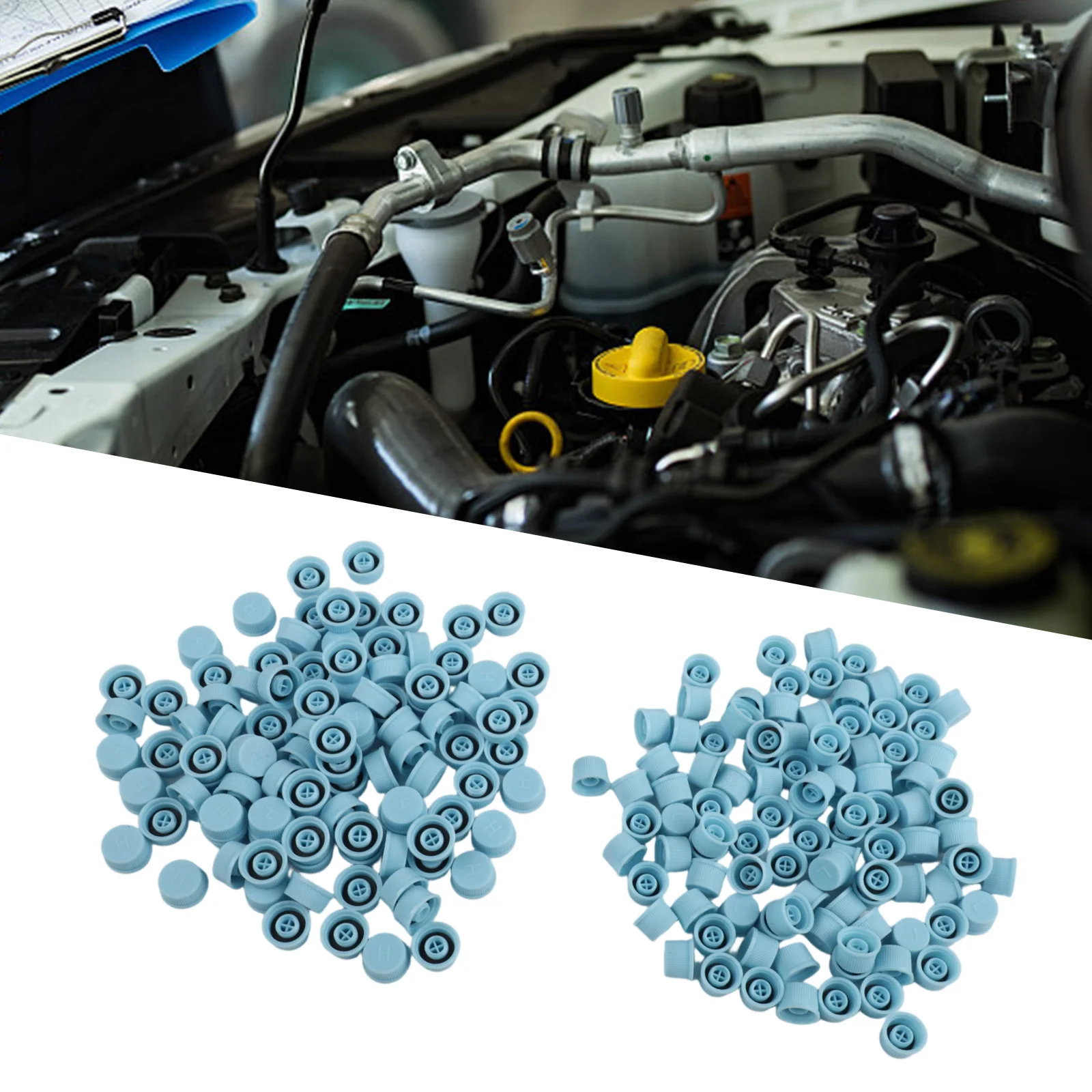 AC System Protection A C Valve Cap Automotive Repairs Long-lasting Protection Robust Construction Comprehensive Set