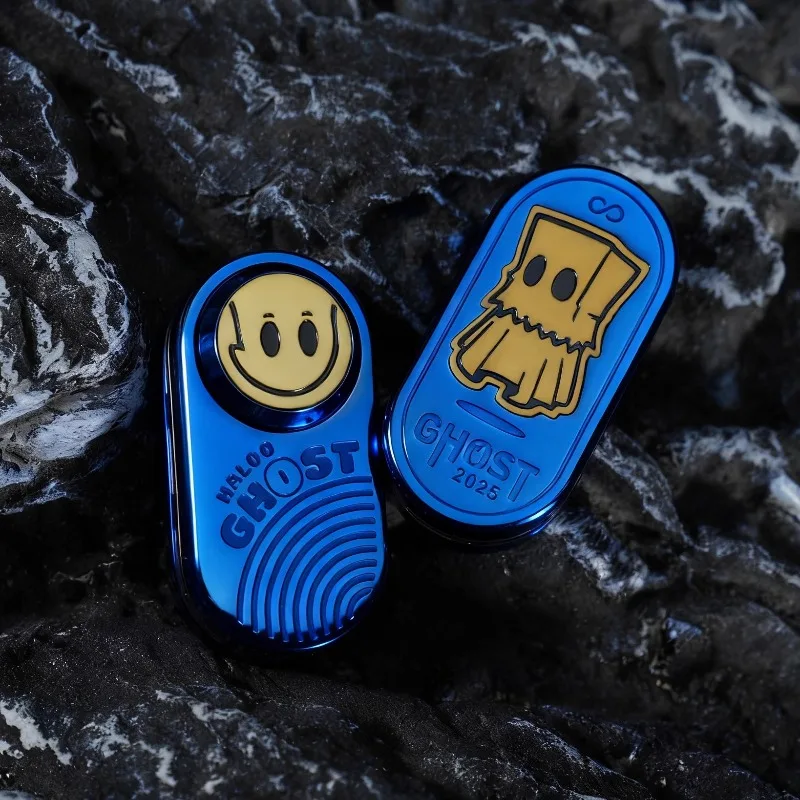 Magnetyczna karta do pchania, metalowy mini fidget roller, mechaniczny slider, kamerton, płyta do pchania, EDC, zabawka sensoryczna redukująca stres.