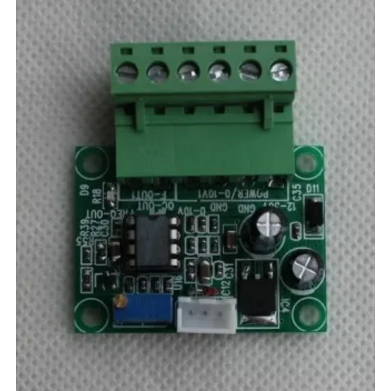 Módulo de conversión V/F, voltaje, frecuencia Variable, 0-10V/0-5V a 0-10KHZ, accesorios para máquina de grabado PLC