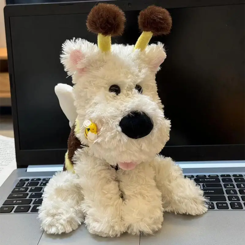 Perro de peluche electrónico realista, perro de peluche con música, vestido eléctrico