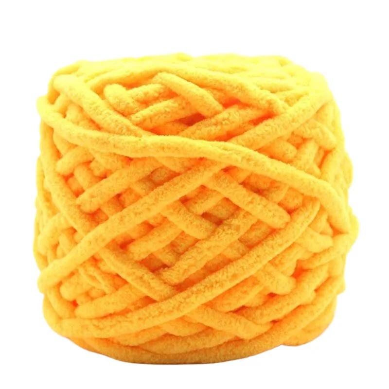 1 Stück 100 g Samt-Handstrickgarn Polyester Häkelgarn Strickschal Slipper Hutlinie Kissen Puppenhausschuhe Fäden 50 m 1968 Zoll – Detail 24