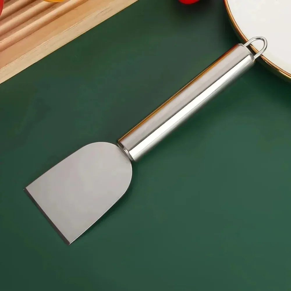 1pc Kitchen, bathroom and household use, multi-functional cleaning scraper, durable metal stainless steel glue remover